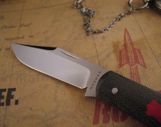 Thys Meades - Custom Lanny's Clip Slipjoint - Micarta - Image 3