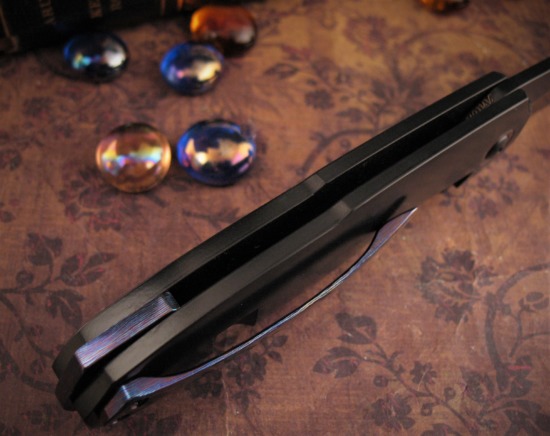 Anton van der Westhuizen - Boudicca Flipper - Twin Night Fire Micarta Pockets - Image 6