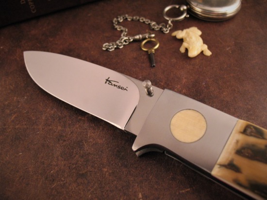 Kansei Matsuno - Loveless XL Folding Drop Point - Mammoth - Image 3