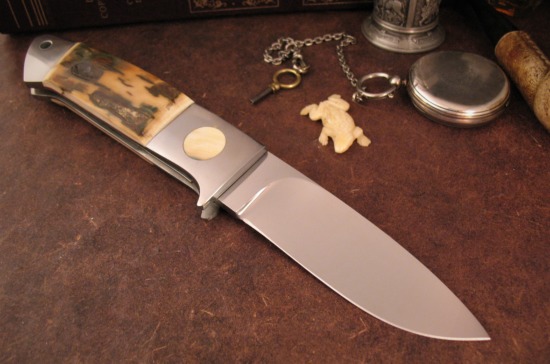 Kansei Matsuno - Loveless XL Folding Drop Point - Mammoth - Image 6