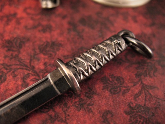 Steel Flame - Large Katana - Sterling - Free Patch - Image 2