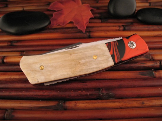 WD Pease - Custom EDC Sheephorn Lockback - Image 2