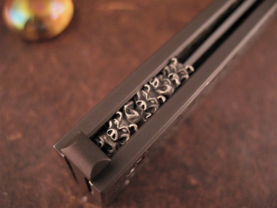 Michael Zieba - Custom Bali - Pure Silver "Got Bacon" Backspacer - Image 7