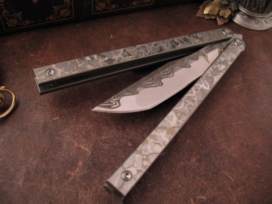 Michael Zieba - Custom Bali - Pure Silver "Got Bacon" Backspacer