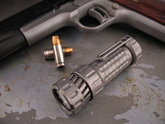 MechForce - MechTorch Turbo EDC Flashlight - Titanium