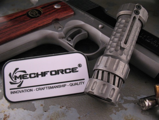 MechForce - MechTorch Turbo EDC Flashlight - Titanium - Image 8