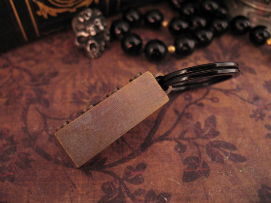 Michael Zieba - Bronze Vampire Crypt - Building Block - Keychain - Image 2