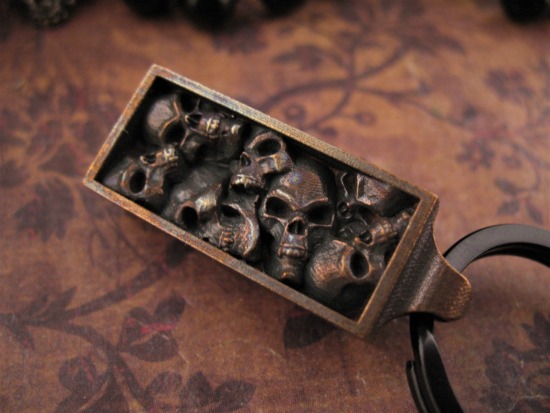 Michael Zieba - Bronze Vampire Crypt - Building Block - Keychain - Image 4