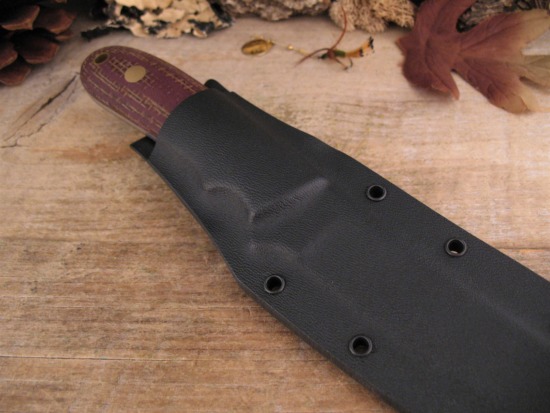 Bob Dozier - Rare Filet Knife - Burlap Micarta - Image 5