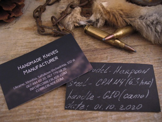 COBBLE Blade - Harpoon Camp Knife - CPM M4 - Image 9