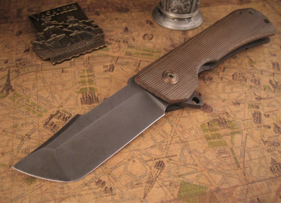 Billy Cho - Custom SanJi Framelock Flipper - Tanto