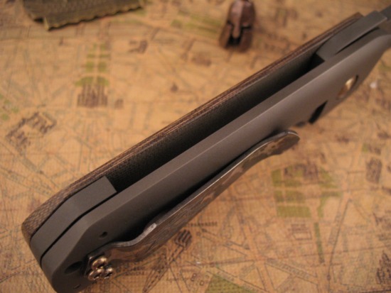 Billy Cho - Custom SanJi Framelock Flipper - Tanto - Image 6