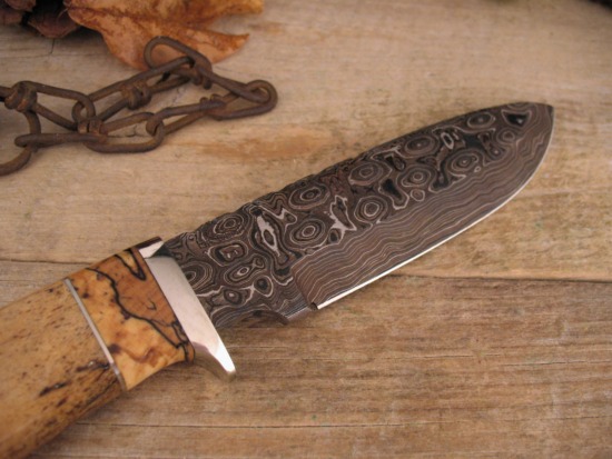 Herb Derr - Forged Long Hunter - Ostrich Leg Insert - Image 2