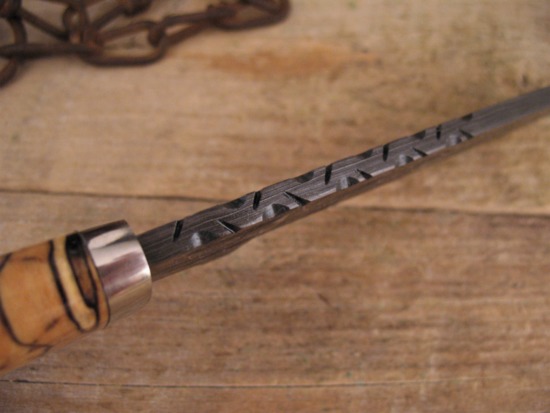 Herb Derr - Forged Long Hunter - Ostrich Leg Insert - Image 3