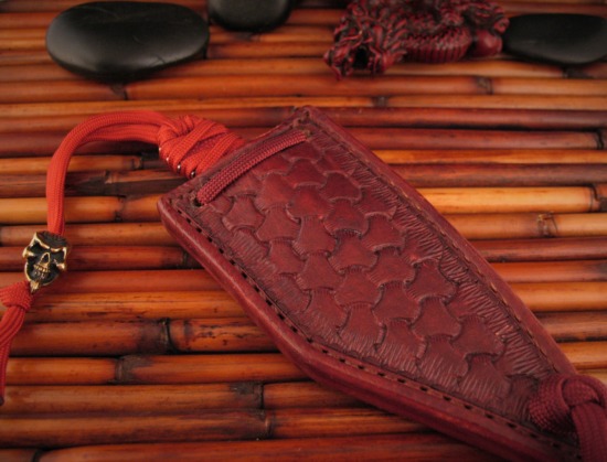 Denis Mura - Custom Kiridashi EDC - w/Leather Sheath - Image 6