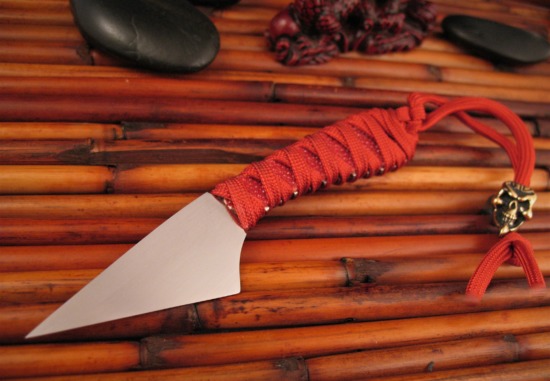 Denis Mura - Custom Kiridashi EDC - w/Leather Sheath - Image 5