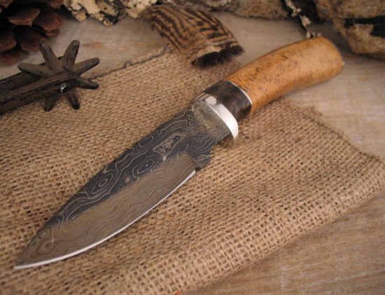 Herb Derr - Hand Forged Drop Point - Walrus Jaw