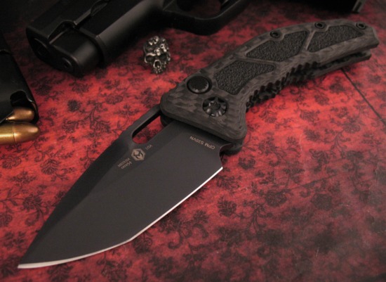 Heretic Knives - New Murdered Out Medusa Auto