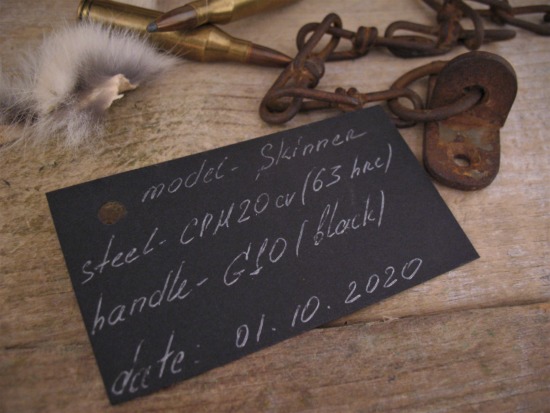 COBBLE Blade - Rare Custom Skinner - CPM 20CV - Image 7