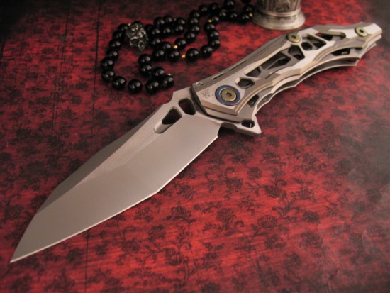 Custom Knife Factory - DCPT Tano - S90V - Extra Timascus Clip