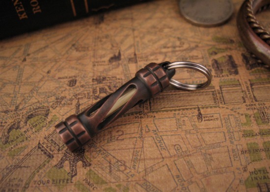 Dawson Machine Craft - Glowing Lantern - Solid Copper w/Trit