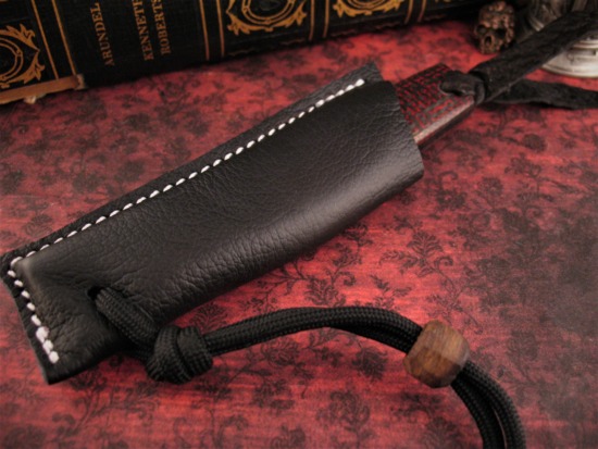 Hiroaki Ohta - Friction Folder w/Neck Sheath - Stainless Damascus - Image 8