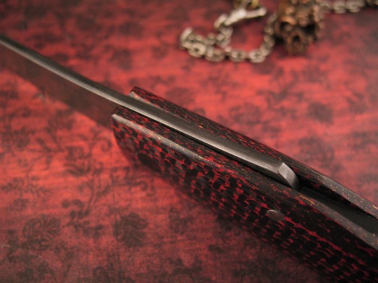 Hiroaki Ohta - Friction Folder w/Neck Sheath - Stainless Damascus - Image 4