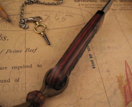 Hiroaki Ohta - Gentleman's Amber Stag Belt Knife - San Mai - Image 4