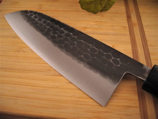 Hiragatake - Hand Forged Santoku - San Mai Steel - Image 4