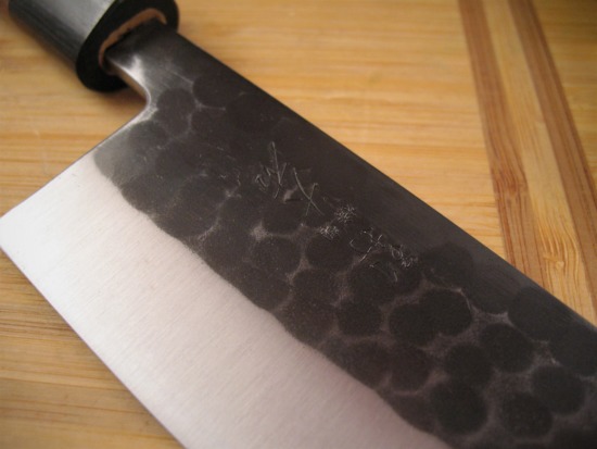 Hiragatake - Hand Forged Santoku - San Mai Steel - Image 3