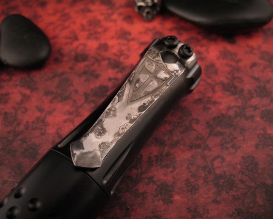 Mitch Lum / Dawson Machine - Murdered Out Malihini - Rare Ti DLC w/Steel Flame Clip - Image 5