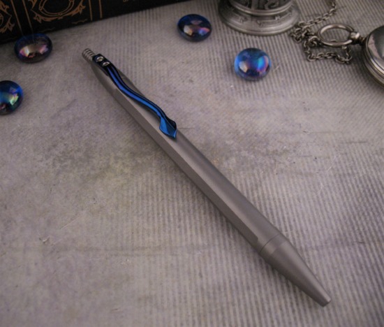 Michael Zieba - Ti Clicker Pen - Devil Tail Clip