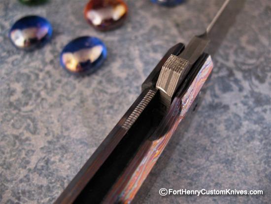 Jason Clark - Buzz Flipper - Black Timascus - Elmax San Mai - Image 4