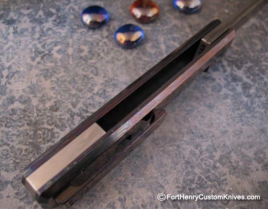 Jason Clark - Buzz Flipper - Black Timascus - Elmax San Mai - Image 5