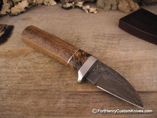 Herb Derr - Hand Forged - Neck Knife w/Magnetic Sheath - Image 4