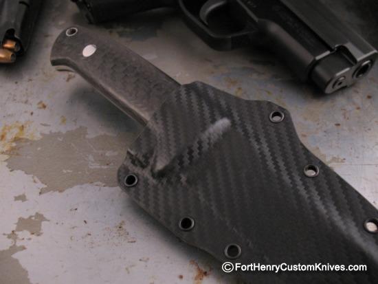 Bob Dozier - Rare New Model - Urban Tactical Tanto - Carbon Fiber - Image 6