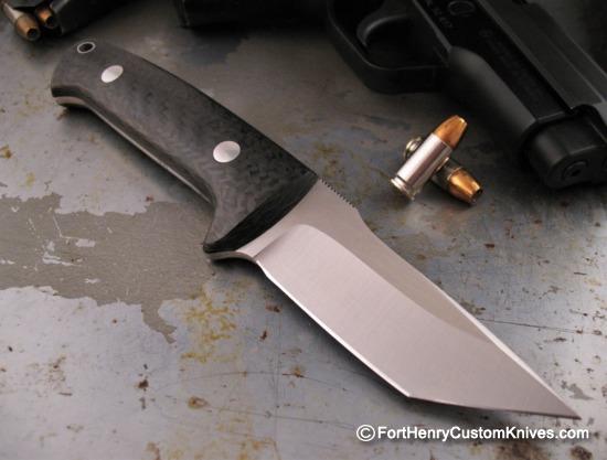Bob Dozier - Rare New Model - Urban Tactical Tanto - Carbon Fiber - Image 5