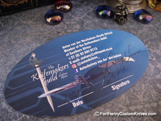 Anton van der Westhuizen - Boudicca Tri-Pocket Flipper - Timascus - Image 9