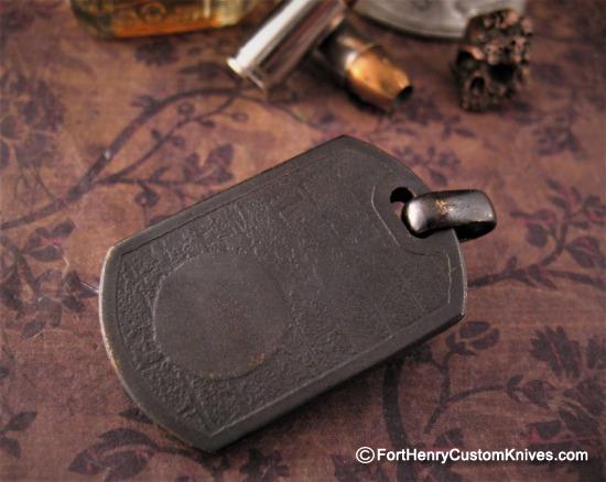 Beard & Bones - Bronze 3D Dog Tag - One Shot, One Kill - Image 3