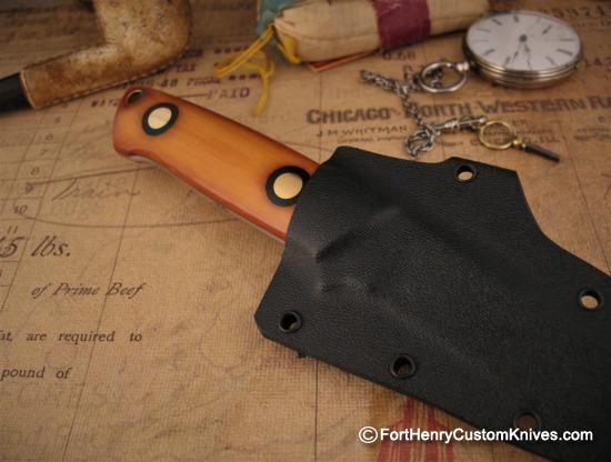 Bob Dozier - Custom Slim Outdoorsman - Rare Vintage Westinghouse Micarta - Image 7