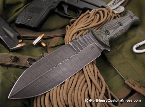 Ken Vehikite / Black Roc Knives - Custom Reaver - Combat Dagger