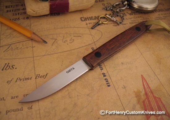 Hiroaki Ohta - Gentleman's Belt Knife - Ironwood