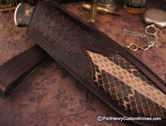 Georgi Menchev - Custom Camp Knife - Maple Burl - Image 6