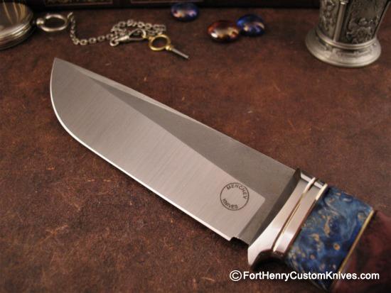Georgi Menchev - Custom Camp Knife - Maple Burl - Image 2