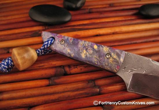 Raymond Johnson - Custom Wharcliff Personal - Stainless Damascus - Image 3