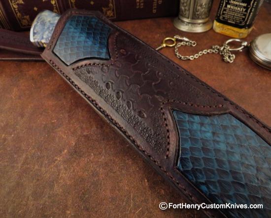 Georgi Menchev - Custom Camp Knife - Maple Burl - Image 7