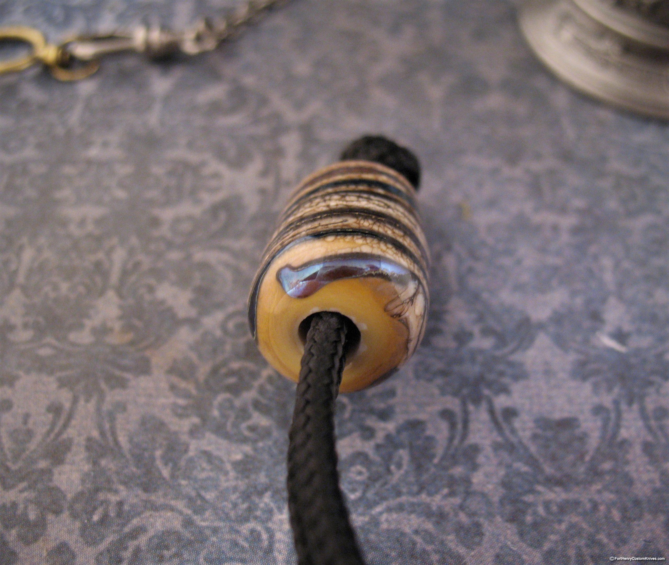 Igor Potapov - Fused Glass Lanyard Bead - Mosaic - Image 4