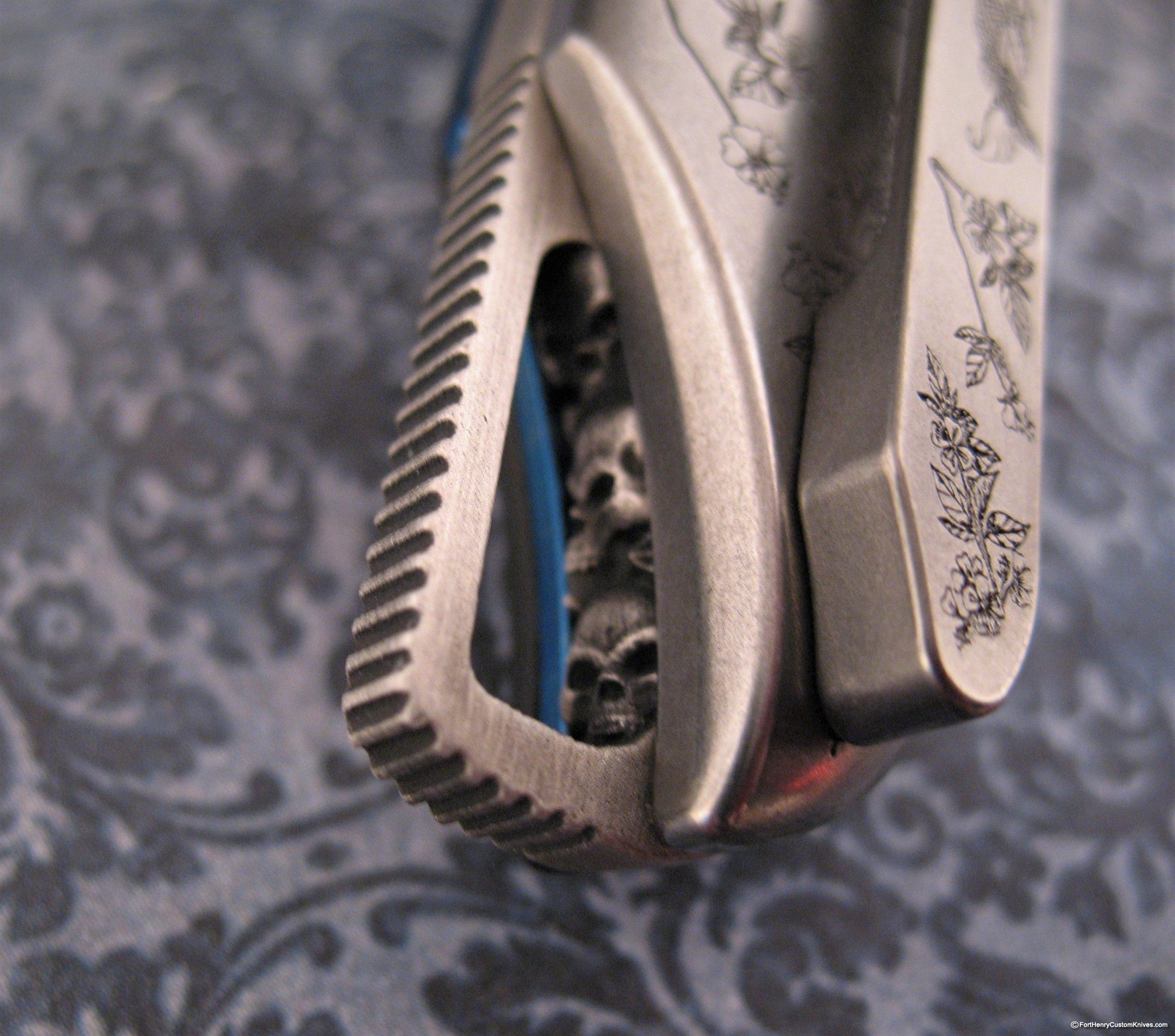 Michael Zieba - Customized S7 - Damasteel - Koi Inlay/Etch - Image 6