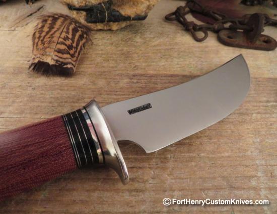 Mike Malosh - Hand Forged Skinner - Stainless Guard - Image 5