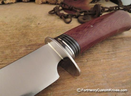 Mike Malosh - Hand Forged Skinner - Stainless Guard - Image 4